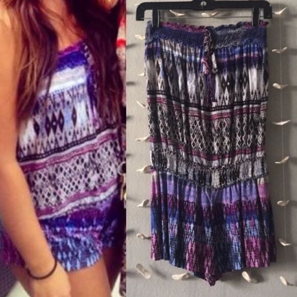 Purple Colorful romper - Picture 1 of 1